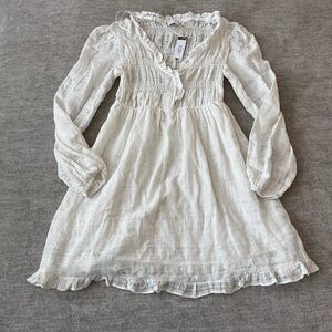 Lucca Couture Cream Puff long sleeve Dress